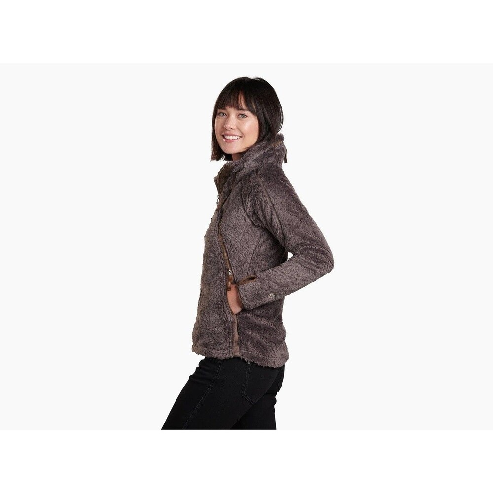 Kuhl Flight Jacket Breen Teddy Sherpa Fleece Full Zip Hooded Hiking Outdoor S - Picture 16 of 16